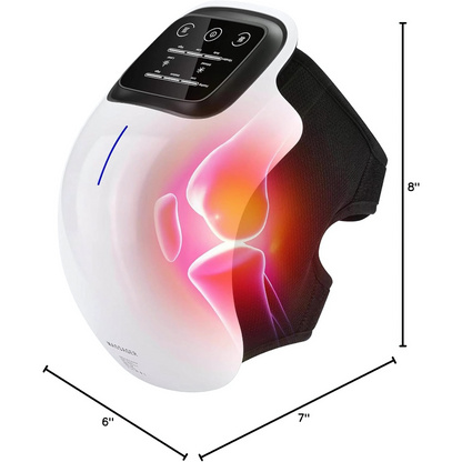 Brand New 2025 Kneeal™ 3-in-1 Heated Knee Massager with Red Light & Vibration Therapy