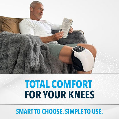Brand New 2025 Kneeal™ 3-in-1 Heated Knee Massager with Red Light & Vibration Therapy